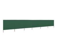 vidaXL Windscherm 6-panelen 800x80 cm stof groen44544 Vert G