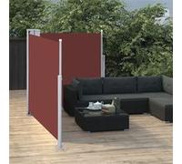 vidaXL Store latéral extensible résistant aux UV brun 100 x 600 cm