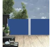 vidaXL Windscherm uittrekbaar 120x1000 cm blauw48482 Bleu G