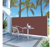 vidaXL Windscherm uittrekbaar 140x300 cm bruin45358 Marron G