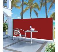 vidaXL Windscherm uittrekbaar 140x300 cm rood45356 Rouge G