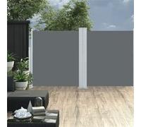 vidaXL Windscherm uittrekbaar 140x600 cm antraciet48456 G