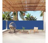 vidaXL Store latéral extensible 160 x 1000 cm Bleu