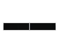 vidaXL Store latéral extensible 180 x 1200 cm Noir