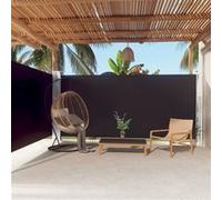 vidaXL Store latéral extensible 180x600 cm Noir