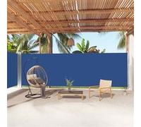 vidaXL Store latéral extensible bleu 200 x 1000 cm