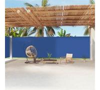 vidaXL Windscherm uittrekbaar 220x1200 cm blauw318088 Bleu G