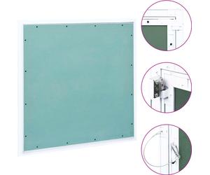 VIDAXL -Zugriffsfeld mit Aluminiumrahmen und Gipsboard 700x700 mm