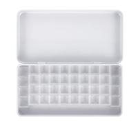 Vide Aquarelle Étain Peinture Aquarelle Palette Boîte en Fer Blanc en Métal Palette Peinture Cas avec Couvercle Vide Casseroles 45 Slots pour Voyage e