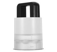 Vide-cerises Cuisine, Poussoir Manuel, Plastique | Cup Transparent, Acier Inoxydable 304, Anti-éclaboussures, Grand Logement Ouvert, Débutants, Lot Blanc