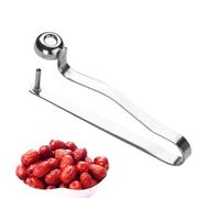 Vide-fruits portable prune rouge et dattes pour dénoyauter rapidement les | Dénoyauteur pour raisins, canneberges et cerises