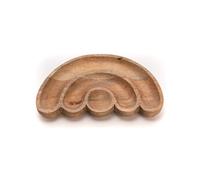 Vide poche arc-en-ciel en bois nature - - Marron - Bois