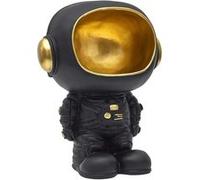 Vide-Poche astronaute en polyrésine noir et dorée - - ALTOBUY Noir