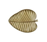 Vide-Poche en bois feuille Dorée 30,4cm - -