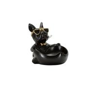 Statuette Chien Mauro Ferretti Noir 18,5x20,5x20 cm