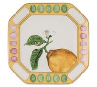 Vide-poche Idyllia, Porcelaine, Motif imprimé cristal, citron, Jaune OS