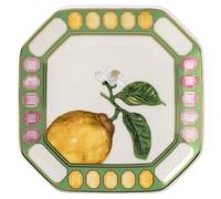 Vide-poche Idyllia, Porcelaine, Motif imprimé cristal, citron, Multicolore OS