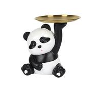 Vide-Poche panda kawaii blanc et noir plateau en l'air - -