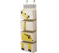 3 Sprouts Yellow Giraffe Cot Tidy Jaune Enfants