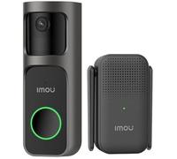 Imou – Sonnette vidéo Doorbell 2S – Caméra 2K, Wi‑Fi, détection de mouvement – Noir