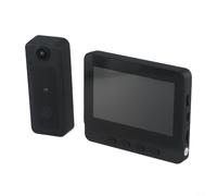 Vidéophone Fil 4.3" Interphone Visuel Écran IPS Vidéophone Fil | Écran IPS 4.3 pouces, connexion point à point, WiFi requis, sécurité des données, installation rapide