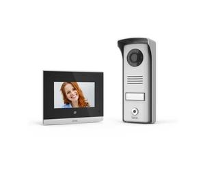 Vidéophone filaire EXTEL Compact 4 pouces couleur à commandes tactiles Noir