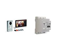 Vidéophone Maison - Visiophone Filaire - Vidéophone Porte - Interphone écran tactil Interphone vidéo Filaire & Alimentation modulaire pour visiophones filaires EXTEL alimentés en 12V