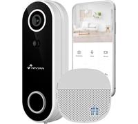 Vidéophone Nivian NVS-IPC-DB1 Full HD WiFi Batterie Audio Bidirectionnel Vision Nocturne