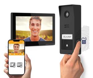 Vidéophone sans fil connecté avec accès par empreinte digitale - Wave 3 - Extel - 720337