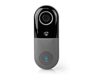 Vidéophone SmartLife | Wi-FI | Transformateur | AndroidT/iOS | Full HD 1080p | Cloud/microSD (Non Inclus) | IP54 | avec capteur de Mouvement | Vision Nocturne | Gris/Noir