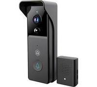 Vidéophone Wi-Fi 3MP Full HD 1296p IPX44 avec Carillon USB 4400mAh Nedis Noir Noir