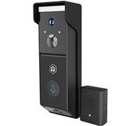 Vidéophone Wi-Fi Double Objectif 4MP 2x 1080p avec Vision Nocturne IPX54 Noir