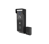 Nedis WIFICDP31BK | Sonnette Vidéo Wi-FI à Double Objectif | 4MP 1080p | Grand Angle 115° | Vision Nocturne Couleur | Audio Bidirectionnel | Détection de Mouvement | Batterie 4400 mAh | Noir
