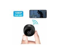 Vidéosurveillance Mini caméra Espion cachée sans Fil WiFi 1080p HD Vision Nocturne avec Android/iOS(Noir)