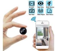 Vidéosurveillance Mini Caméra Espion WiFi 1080p Surveillance de Sécurité à Domicile pour Android IOS（Noir） G