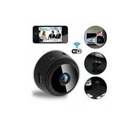 Vidéosurveillance Mini Caméra Espion WiFi Full HD 1080P sans Fil avec Détection de Mouvement pour Android IOS(Noir)