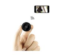Vidéosurveillance Mini Camera Espion WiFi HD1080p sans Fil Sécurité Support Détection De Mouvement pour Android IOS(Noir)