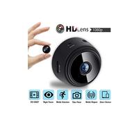 Vidéosurveillance Mini Espion caméra HD 1080P sans Fil avec Vision Nocturne et Détection de Mouvement pour Android IOS(Noir)