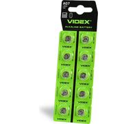 VIDEX AG7/LR926 Piles alcalines sous blister 10 pièces.