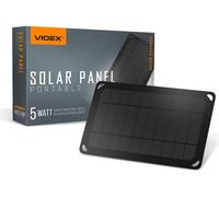 VIDEX chargeur solaire portable 5W léger IP68 + câble USB Type-C 1 m