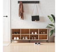 vidiXL Armoire à chaussures - Chêne Sonoma