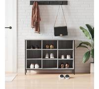 vidiXL Armoire à chaussures - Sonoma gris