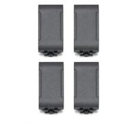 Vidoelettronica® Lot de 4 faux pôles noirs compatibles avec BTicino Living International, bouchons cache-trou, 1 module pour plaques et supports, modules aveugles pour installations électriques