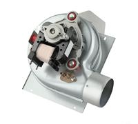 Vidonergy Ventilateur de four mural en aluminium 35 W pour fours de chauffage de type escargot - Moteur de ventilation de cheminée, argent