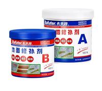 VIDOO Époxy de Réparation Béton Adhésif Gris Clair, Patch 900g et Filler de Fissure Sol Ciment pour Garage Commercial, Scellant de Piscine Époxy