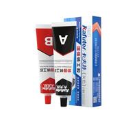 VIDOO K-9119 Composé de Réparation Acier Rigide, Colle AB Multi-Matériaux pour Fuite Pierre et Métal, Époxy Écologique à Prise Rapide Colle, Gris