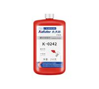 VIDOO Kafuter K-0242 Scellant de Filetage à Résistance Moyenne Bleu, Joint Liquide Thixotrope pour Fixations M6-M24, Composé de Verrouillage de Goujon Amovible Scellant, 250g