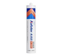 VIDOO Kafuter K-5203 Adhésif Silicone en Vrac 300ml, Bouclier de Joint Liquide Blanc, Barrière d'Isolation Haute Tension Anti-Arc Adhésif Silicone