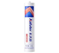 VIDOO Kafuter K-5204K Adhésif Silicone 300ml, Bouclier de Joint Liquide Blanc à Formation de Peau Rapide, Barrière d'Isolation Haute Tension Adhésif Silicone