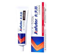 VIDOO Kafuter K-5206 Élastomère Silicone Thermique Haute Dureté, Mastic Blanc 100g pour Fixation de Dissipateur, Tampon Anti-Vibration pour Modules et Mastic Silicone